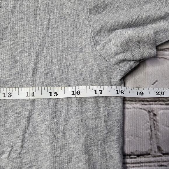 Gap Organically Grown Cotton Gray V Neck Short Sleeve 100% Cotton Tshirt Size M - Picture 7 of 10